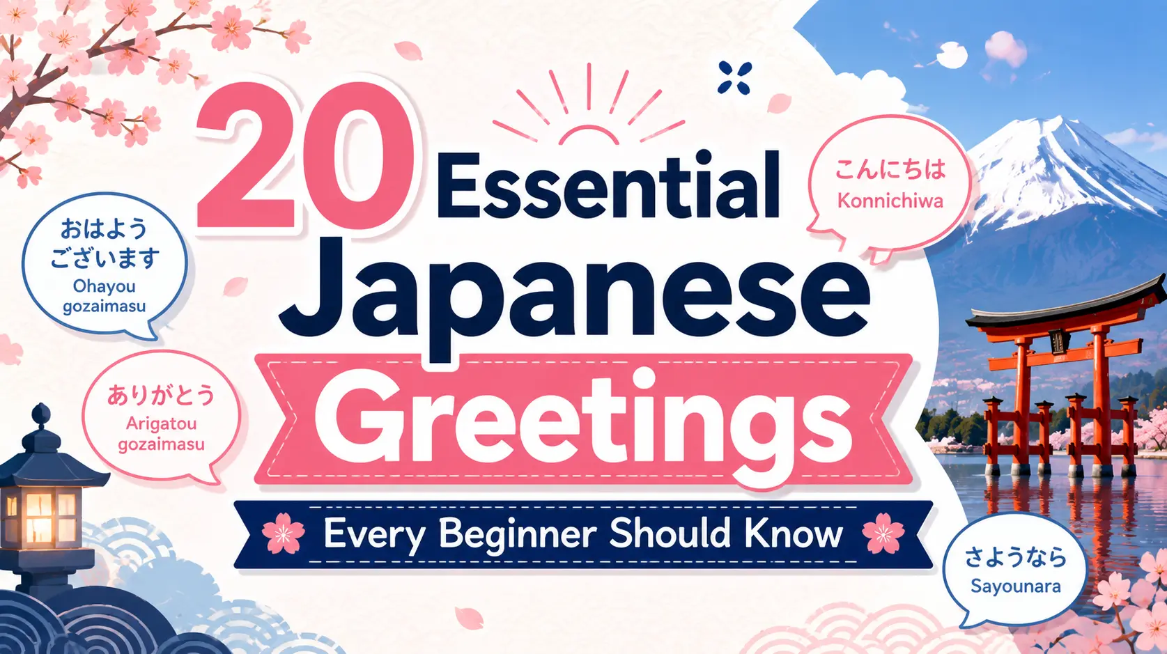 20 Essential Japanese Greetings Every Beginner Should Know